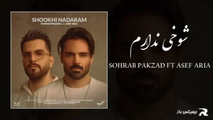 دانلود آهنگ شوخی ندارم از سهراب پاکزاد و آصف آریا